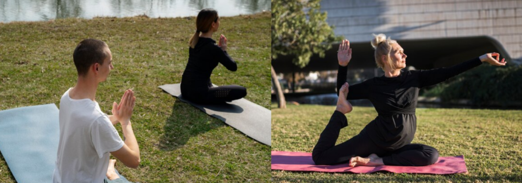 Meditação, para quebrar as correntes do estresse.