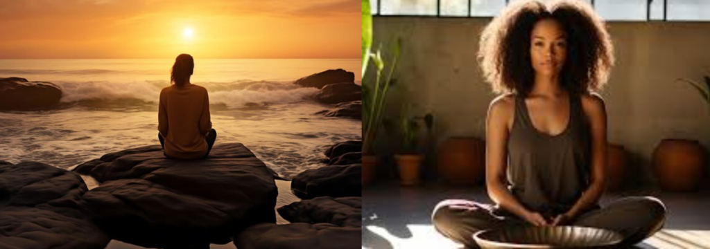 Meditação para manter a atenção plena.